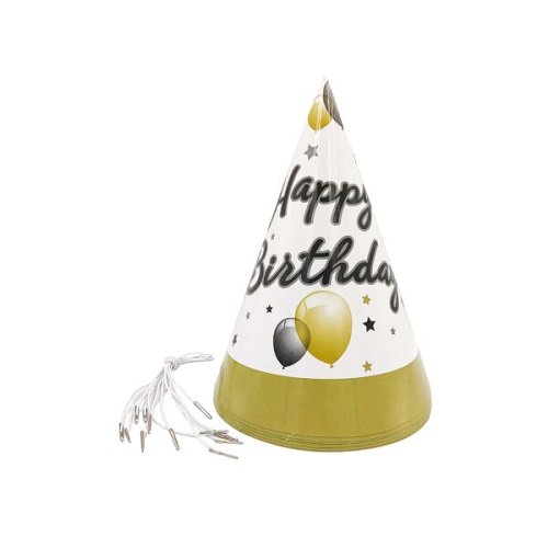 6-Pieces Happy Birthday Party Hats – Party Favors