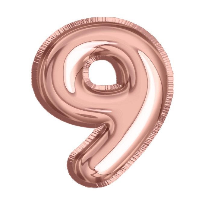 0–9 Foil Numbers Balloon 16"