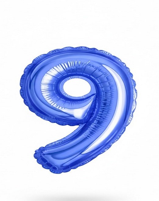 0–9 Foil Numbers Balloon 16"